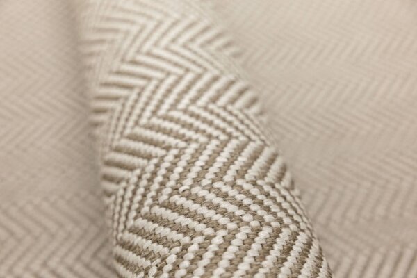 Šnúrkový obojstranný behúň Brussels 205681/10610 Linen krémový / béžový
