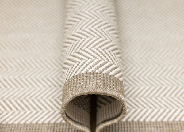 Šnúrkový obojstranný behúň Brussels 205681/10610 Linen krémový / béžový