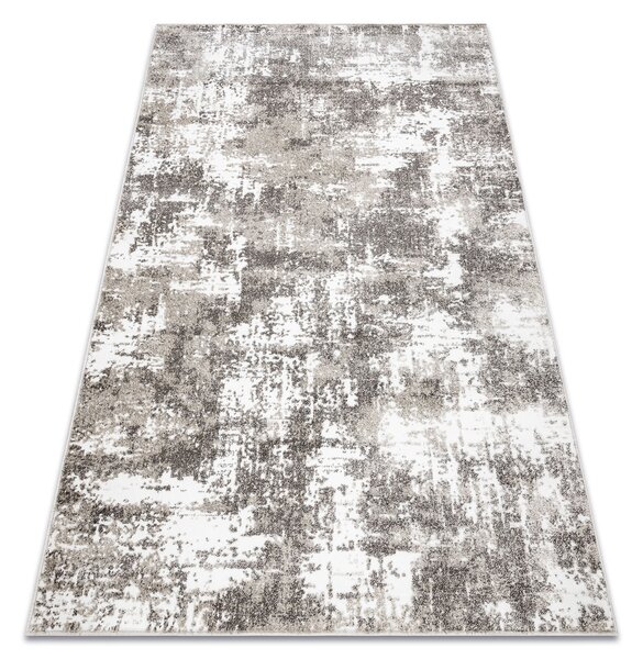 Moderný koberec MATEO 8038/944 So štruktúrou, sivo - béžový
