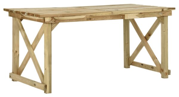 Záhradný stôl 160x79x75 cm, drevo