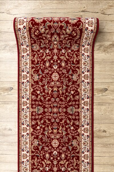 Behúň NAIN 144 51066 Ornament / Kvety, bordový / béžový