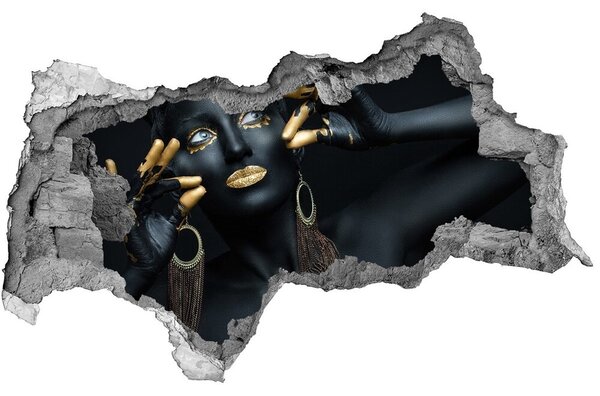 Fototapeta diera na stenu Žena v čiernom nd-b-61049843