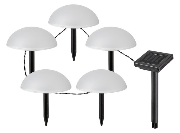 Rabalux TREPPIO LED Solárne svietidlo 5xLED/0,2W/1,2V IP44 600 mAh