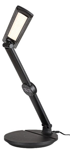 Rabalux ISAK LED Stmievateľná dotyková stolná lampa s displejom LED/9W/230V 3000/4000/6500K