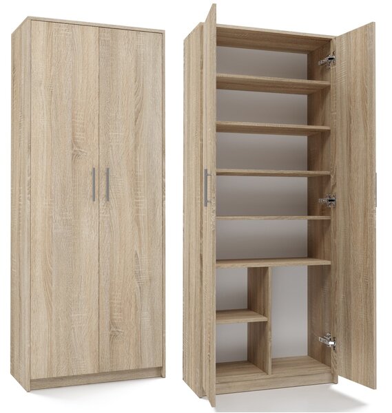 TP Living Kancelarska knižnica OLIV 2D dub sonoma
