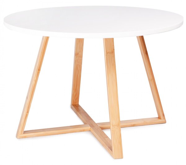 MODERNHOME Odkladací stolík Alva 60 cm biely