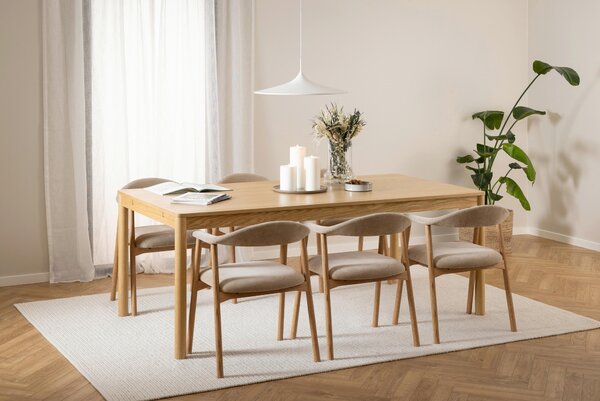 JEDÁLENSKÝ STÔL, farba duba, 200/100/75 cm P & B - Stoly, Online Only