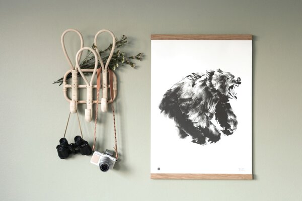 Teemu Järvi Plagát s motívom medveďa Roaring bear 50x70