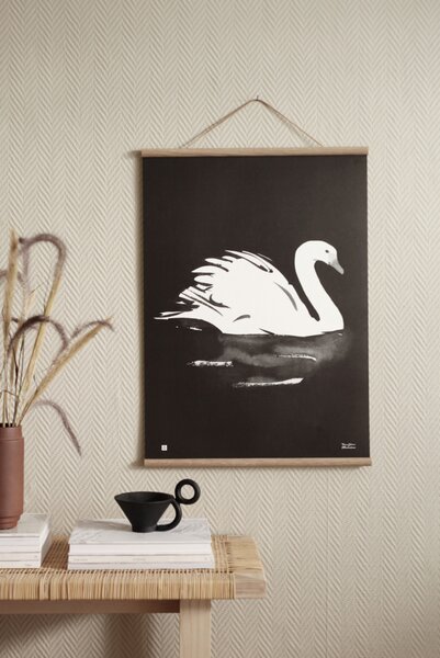 Teemu Järvi Plagát s motívom labute Swan 50x70