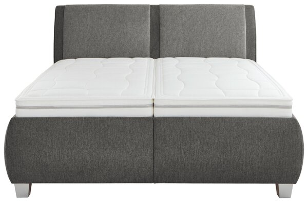 ČALÚNENÁ POSTEĽ, 180/200 cm, sivá, modrosivá Beldomo - Sleep - Postele