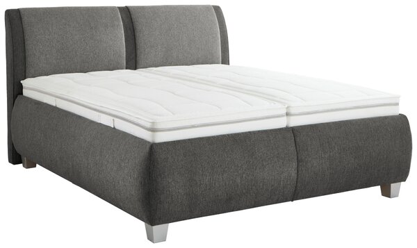 ČALÚNENÁ POSTEĽ, 180/200 cm, sivá, modrosivá Beldomo - Sleep - Postele
