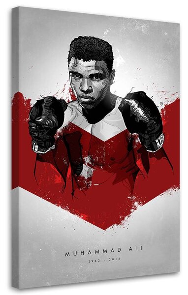Obraz na plátne Americký boxer Muhammad Ali - Nikita Abakumov Rozmery: 40 x 60 cm