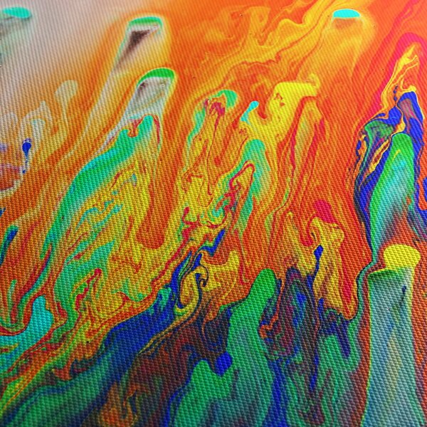 Obraz - Farebná abstrakcia (70x50 cm)