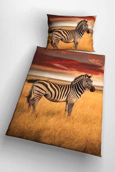 3d obliečky Zebra mikroplyš 140x200 cm