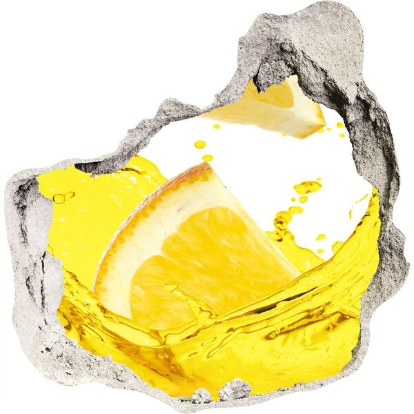 Fotoobraz diera na stenu Plátky citróna nd-p-98570020