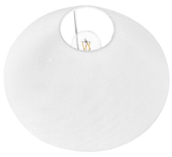 Stolná lampa svetlobéžová a modrá keramická 41 cm biele kužeľové tienidlo ručne vyrobená nočná lampa obývačka spálňa