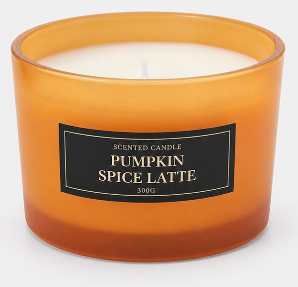 Sinsay - Vonná sviečka s tromi knôtmi Pumpkin Spice Latte - mandarínková