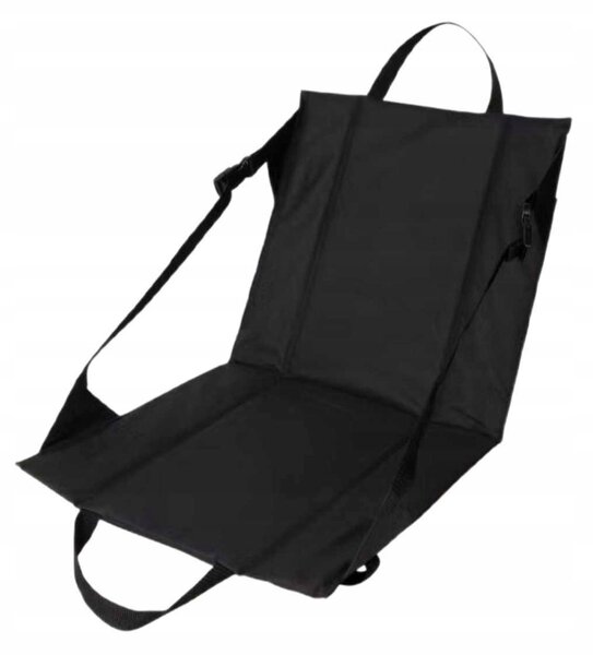 Turistická skladacia stolička VENTO 38 cm, čierna