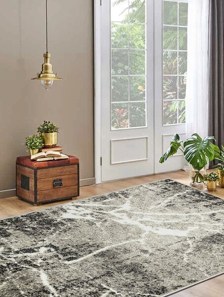 B-line, Kusový koberec Victoria 8002-944, 80x150, šedá, obývacia izba