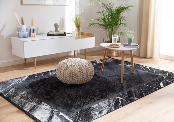 Koberec Arte Norwalk Marble čierny