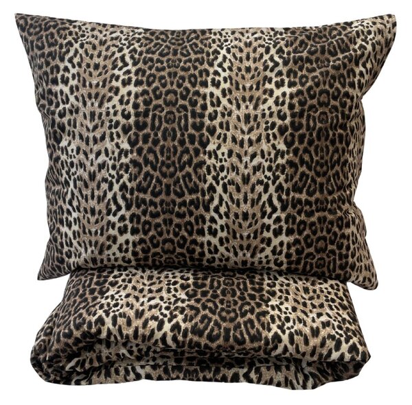 Obliečky bavlnené Leopard 200x140cm+90x70cm TiaHome