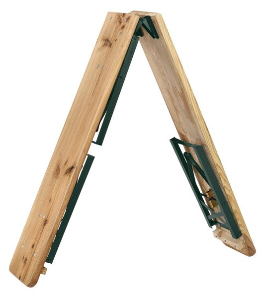 Pivný set 220 cm z jedľového dreva, skladacia, nosnosť 250kg