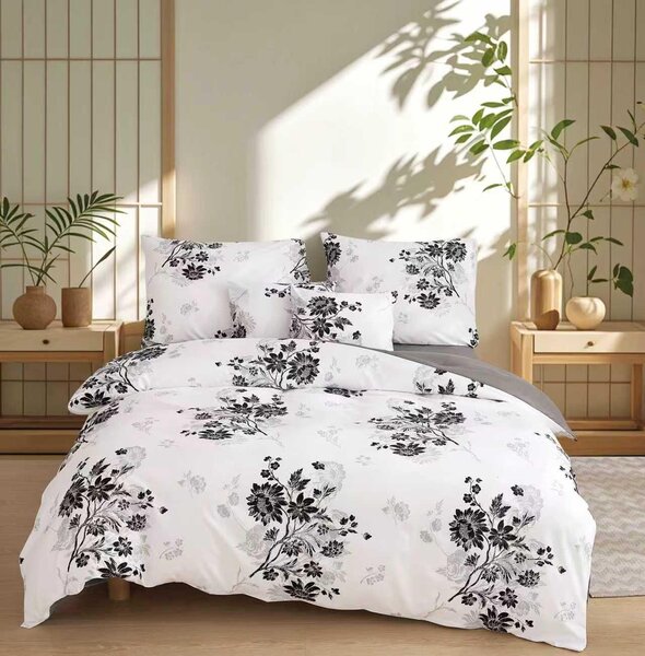 Sendia Textil LUNA - Čiernosivá elegancia Rozmer obliečok: 140x200 cm, Obsah balenia: 3 Set Balenie