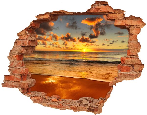 Nálepka fototapeta 3D výhľad Sunset beach nd-c-40275478