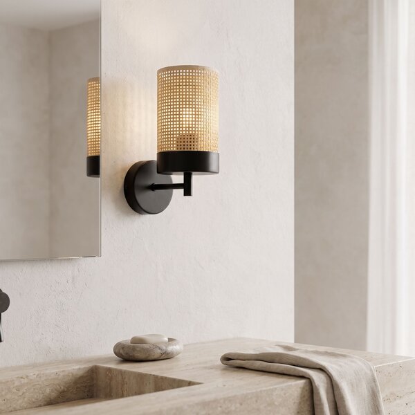 Toolight Toolight, nástenné svietidlo APP1903-1W, 60W, IP20, čierna, OSW-63002
