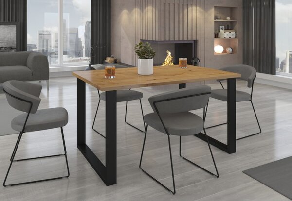 NovýNábytok.sk Jedálenský stôl Impie 138x90 (dub artisan). Vlastná spoľahlivá doprava až k Vám domov. 1024627