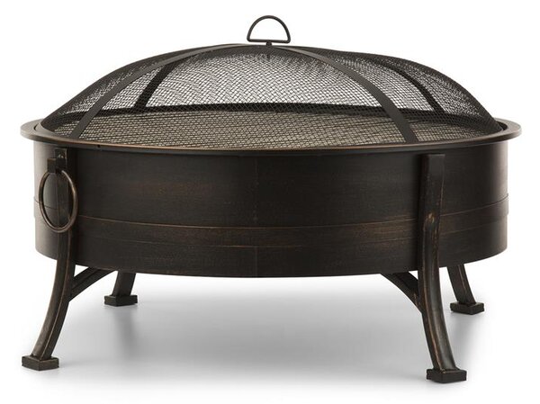 Blumfeldt Catania, ohnisko 2 v 1, Ø 80 cm, lapač iskier, Ø 70 cm gril, oceľ, antický motív