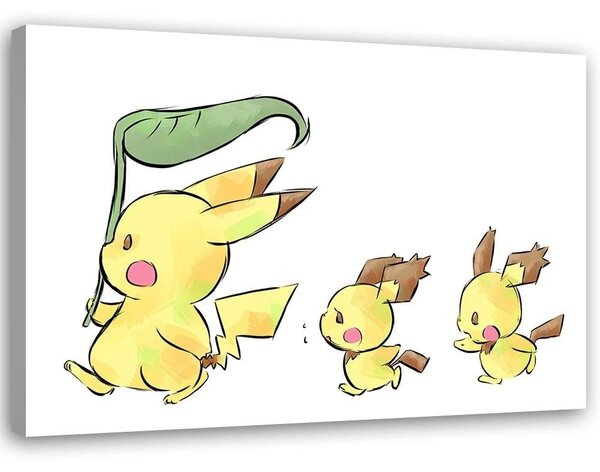 Obraz na plátne Putovanie Pokémona Pikachu - Victoria Bravo Rozmery: 60 x 40 cm