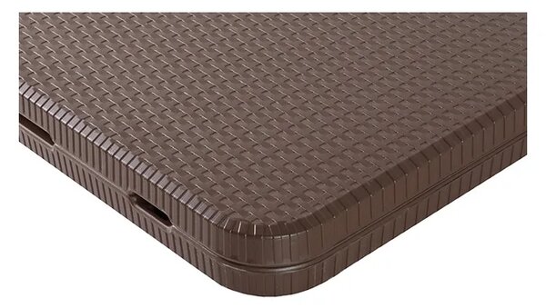 TENTino Záhradný set RATTAN - STÔL 180x76 POL + 6x STOLIČKA
