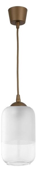 Brilagi - LED závesné svietidlo na lanku RETRO GLASS 1xE27/60W/230V pr. 14 cm hnedá/biela