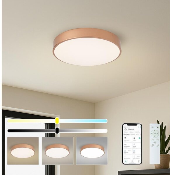 Brilagi-LED Stmievateľné svietidlo POOL SMART LED/48W/230V 40 cm Wi-Fi Tuya bronz + DO