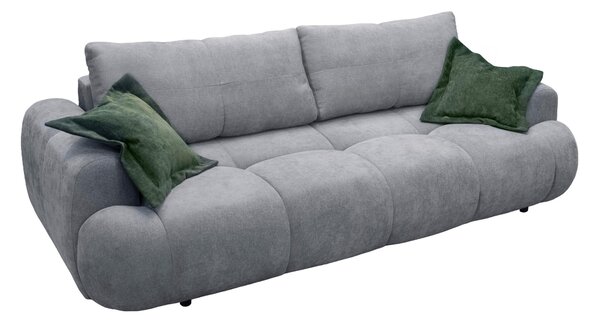 ROZKLADACIA POHOVKA, plast, textil, kompozitné drevo, sivá Livetastic - Sedačky, Online Only