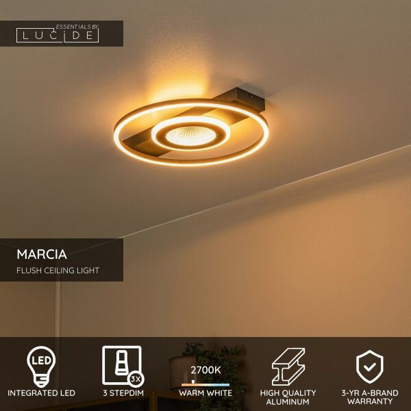 Lucide 53100/30/30 - LED stropné svietidlo MARCIA LED/32W/230V