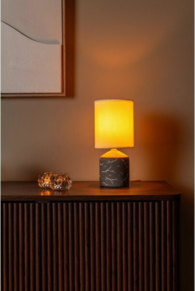 Lucide 47550/81/41 - Stolná lampa FRAN 1xE14/40W/230V hnedá