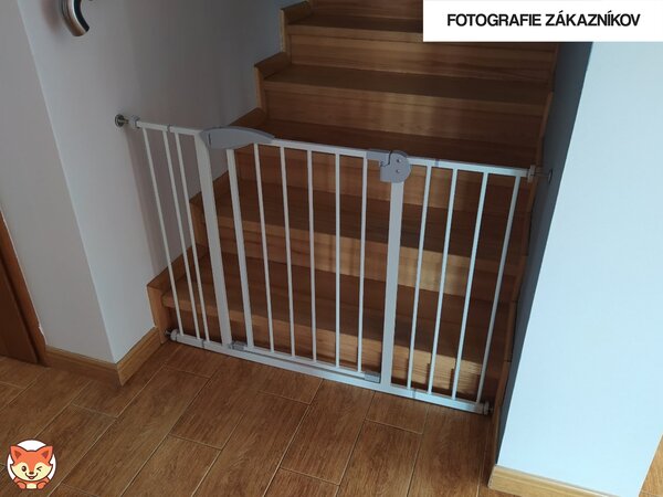 Zábrana na schody 75-115 cm Grey XXL