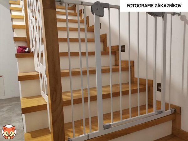 Zábrana na schody 75-115 cm Grey XXL