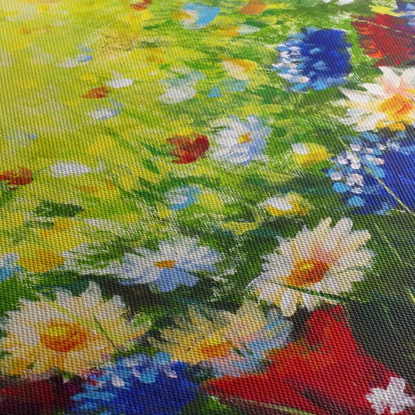 Obraz divokých kvetov (120x50 cm)