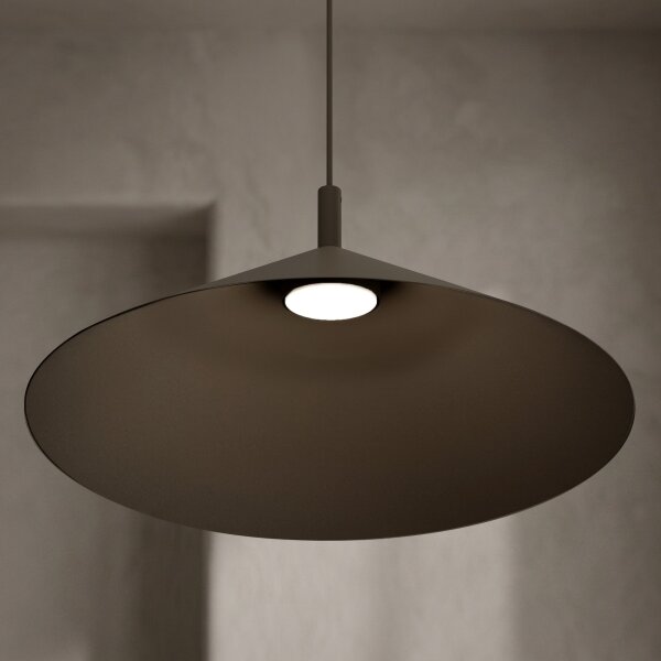 Luster na lanku ANEGA 1xGX53/15W/230V pr. 50 cm hnedý