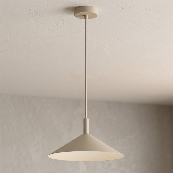 Luster na lanku ANEGA 1xGX53/15W/230V pr. 30 cm béžový