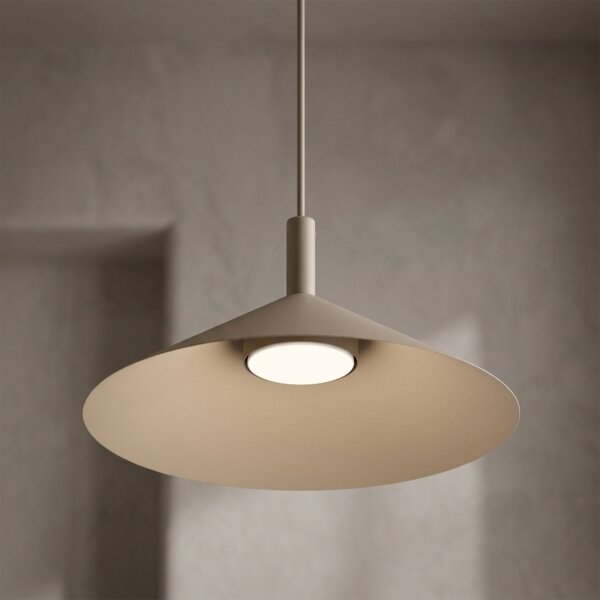 Luster na lanku ANEGA 1xGX53/15W/230V pr. 30 cm béžový