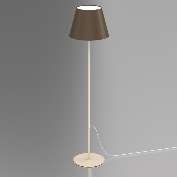Stojacia lampa ARDEN 1xE27/15W/230V béžová/hnedá
