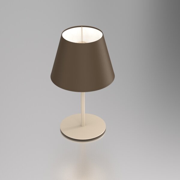 Stolná lampa ARDEN 1xE27/15W/230V béžová/hnedá
