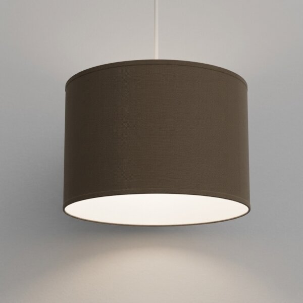 Luster na lanku ARDEN 1xE27/15W/230V priemer 25 cm béžová/hnedá
