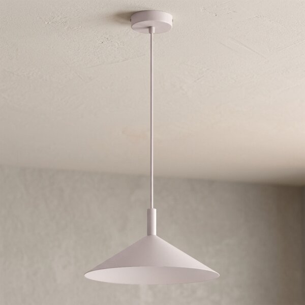Závesné svietidlo na lankách ANEGA 1xGX53/15W/230V pr. 30 cm krémové