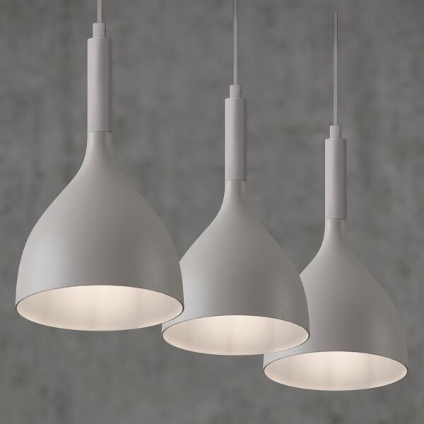 Luster na lanku NOAK 3xE27/15W/230V krémový