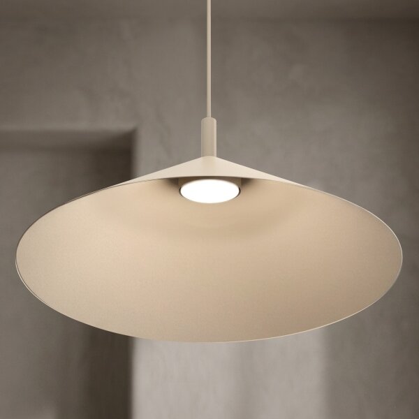 Luster na lane ANEGA 1xGX53/15W/230V, priemer 50 cm, béžový